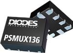 Diodes Incorporated PSMUX136高带宽双向2:1通道多路复用器