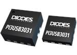 Diodes Incorporated PI3USB3031双通道1:3多路复用器