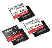 SanDisk iNAND® 7250工业嵌入式闪存驱动器