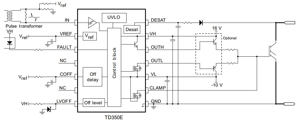 STMicroelectronics TD350E Advanced IGBT/MOSFET Driver