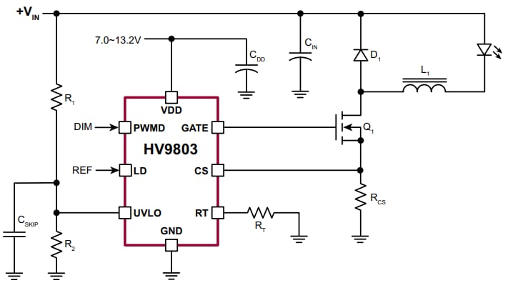 Microchip Technology HV9803 LED 驱动器集成电路