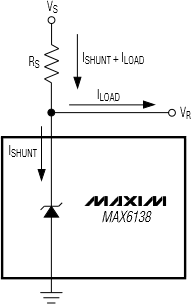 框图 - Analog Devices / Maxim Integrated MAX6138 带隙电压基准