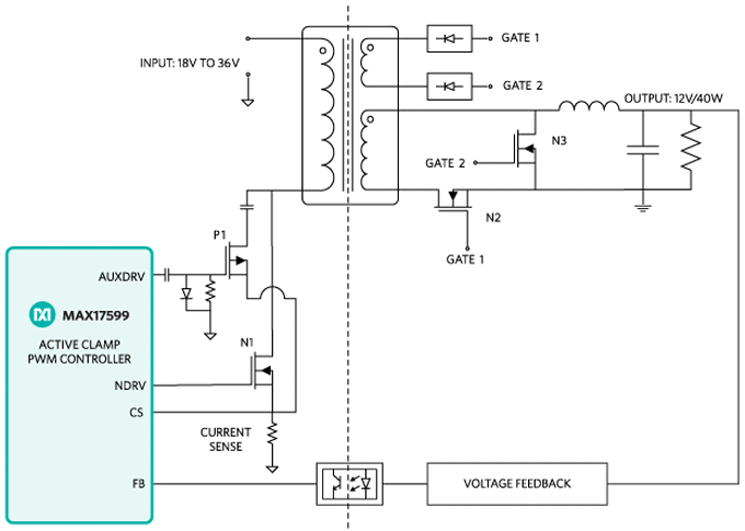 框图 - Analog Devices / Maxim Integrated MAXREFDES41 参考设计