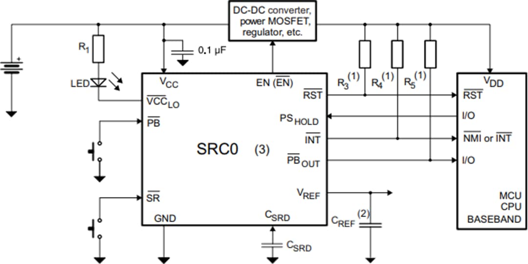 应用电路图 - STMicroelectronics SRC0开关IC