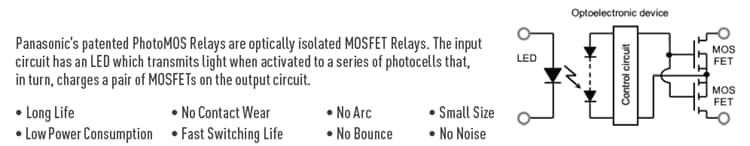 Panasonic Industrial Devices 松下 PhotoMOS 继电器