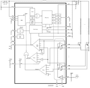 框图 - ROHM Semiconductor 大型LCD面板用白色LED驱动器