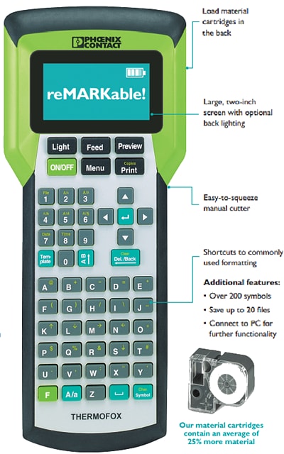 Phoenix Contact THERMOFOX 手持打印机