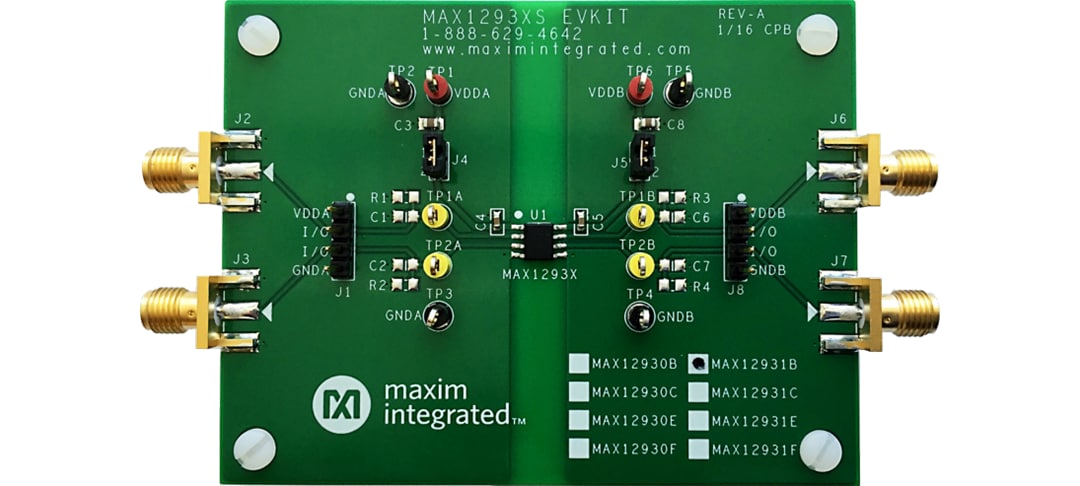 Analog Devices / Maxim Integrated MAX12930/MAX12931评估套件