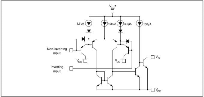 原理图 - STMicroelectronics TS3021高速比较器