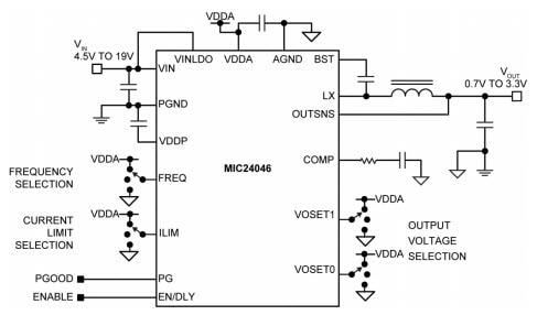 Microchip Technology MIC24046降压转换器
