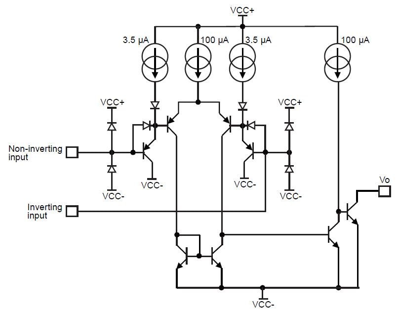 应用电路图 - STMicroelectronics LM2903WH与LM2904WH比较器和放大器