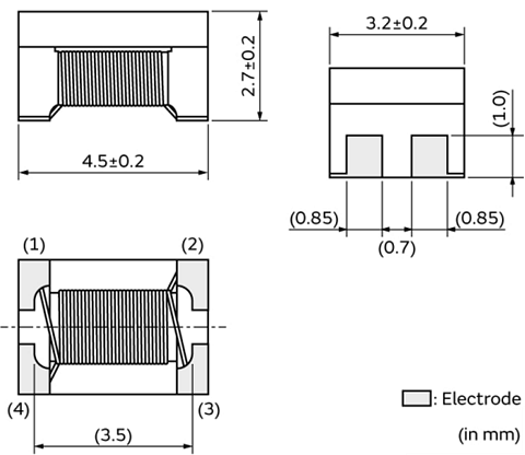 Murata DLW43MH 系列共模扼流电感器