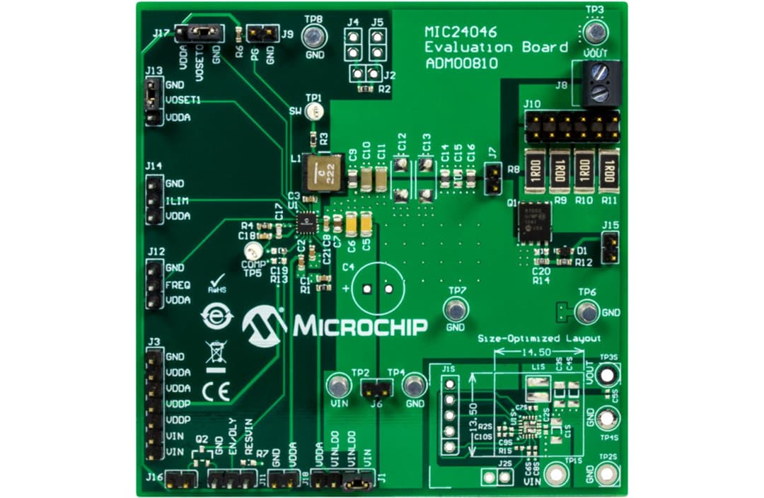 Microchip Technology MIC24046转换器评估工具