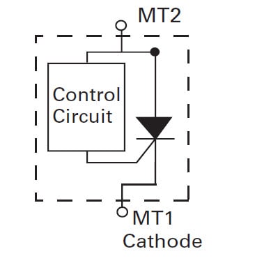 原理图 - Littelfuse PLED6N LED 开路保护器
