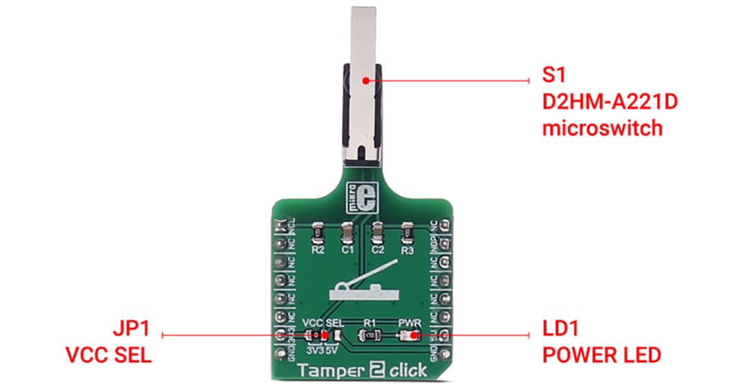 Mikroe Mikroe-2552 Tamper 2 Click板