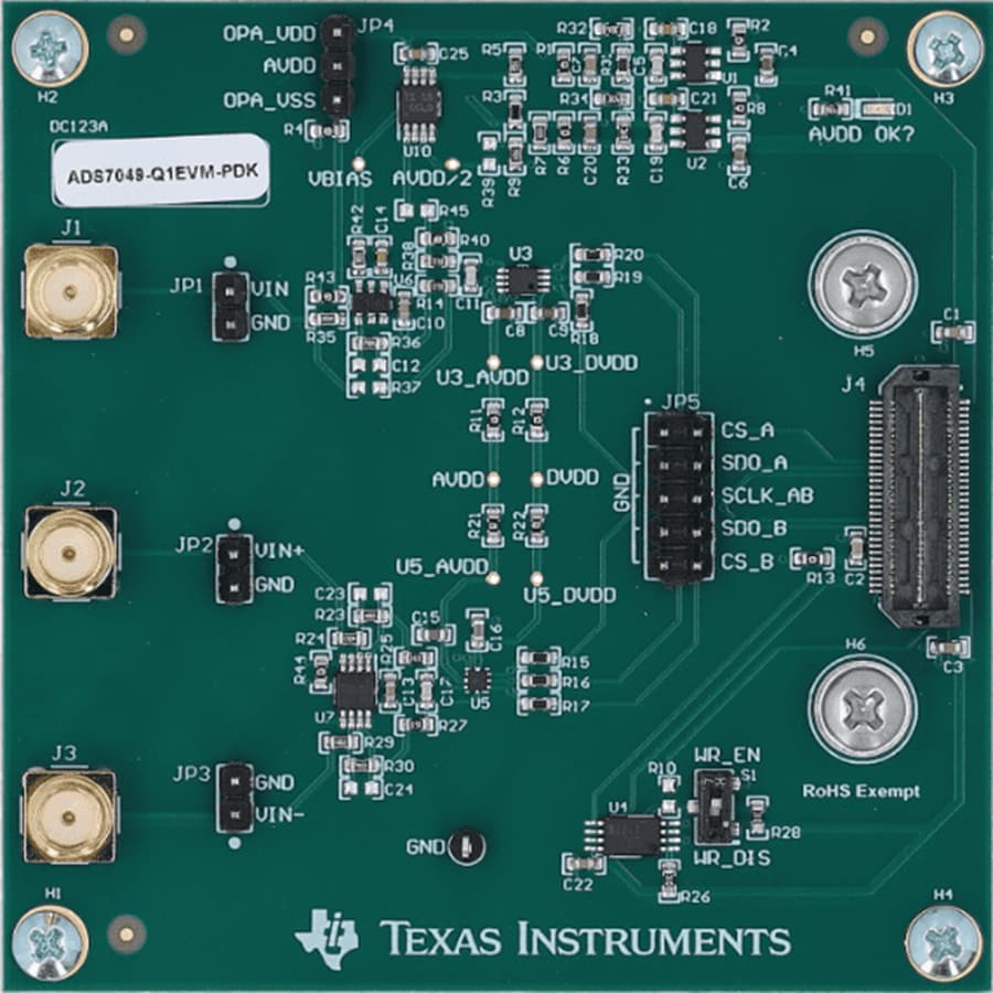 机械图纸 - Texas Instruments ADS7049-Q1EVM-PDK ADC性能演示套件