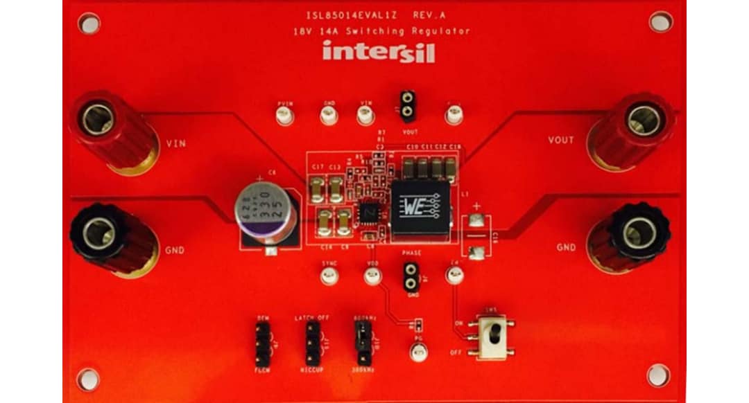 Renesas Electronics ISL85014评估板