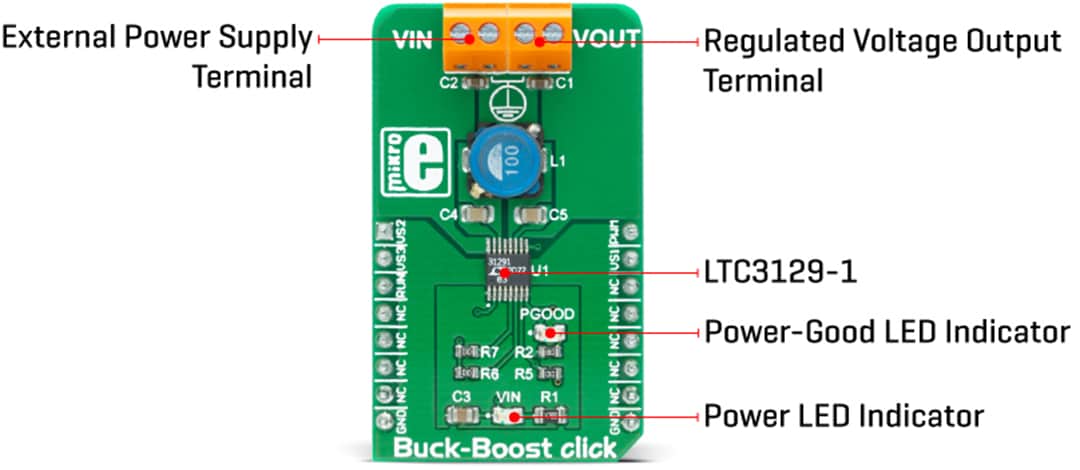 Mikroe Mikroe-2806降压-升压型Click™