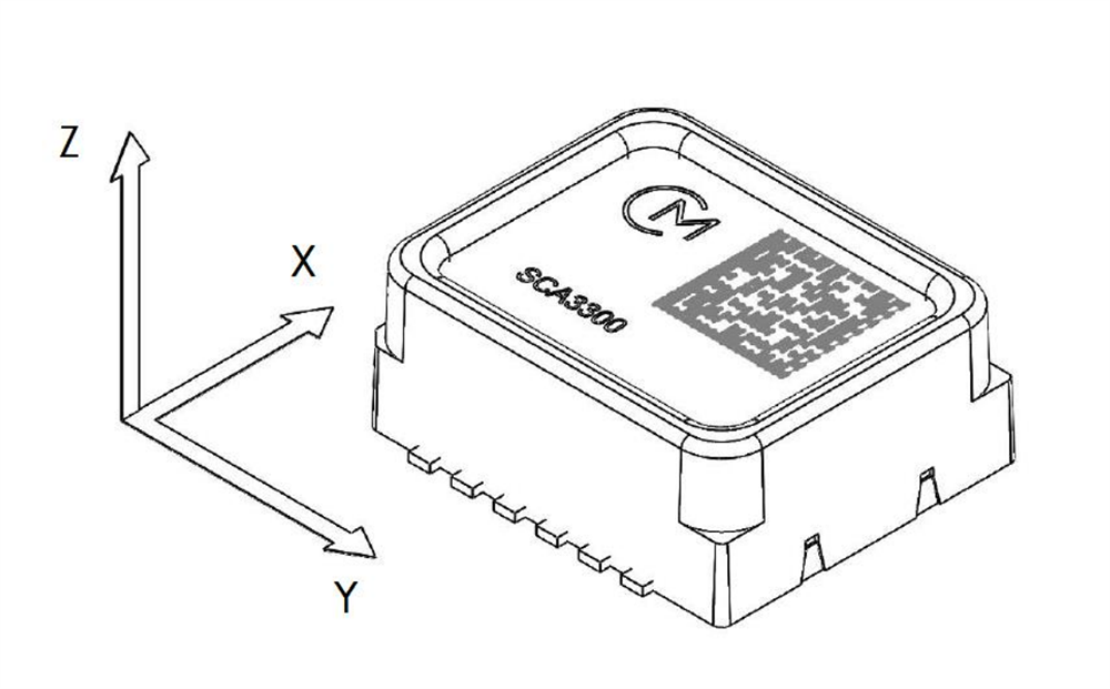 机械图纸 - Murata Electronics SCA3300-D01 3轴加速度传感器和倾角传感器