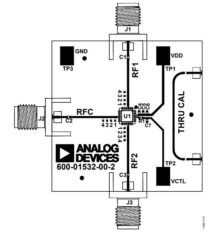 Analog Devices Inc. EVAL-ADRF5130评估板