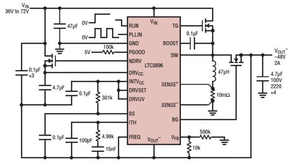 Analog Devices Inc. LTC389x同步直流/直流控制器