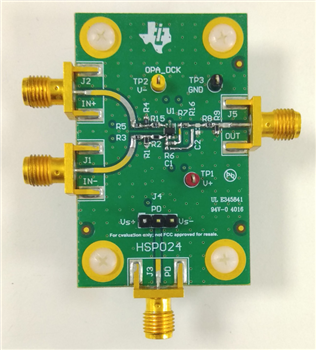 Texas Instruments OPA837DBVEVM运算放大器评估模块