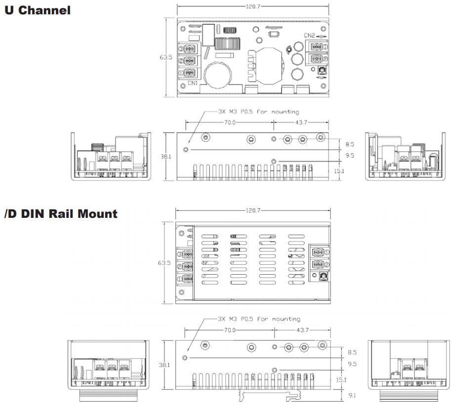 TDK-Lambda CSW65 40-65W交流-直流电源