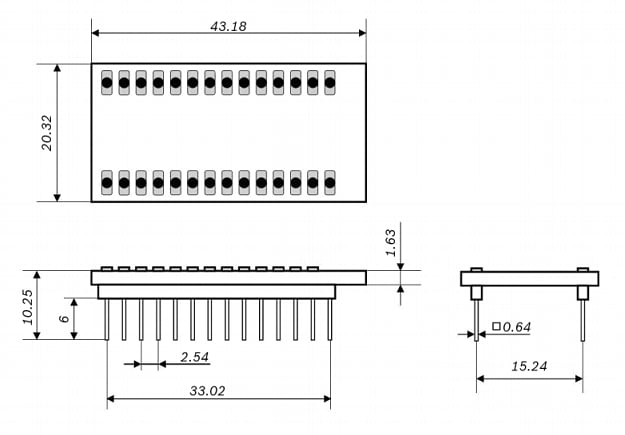 机械图纸 - Bosch BMA400 Shuttle Board