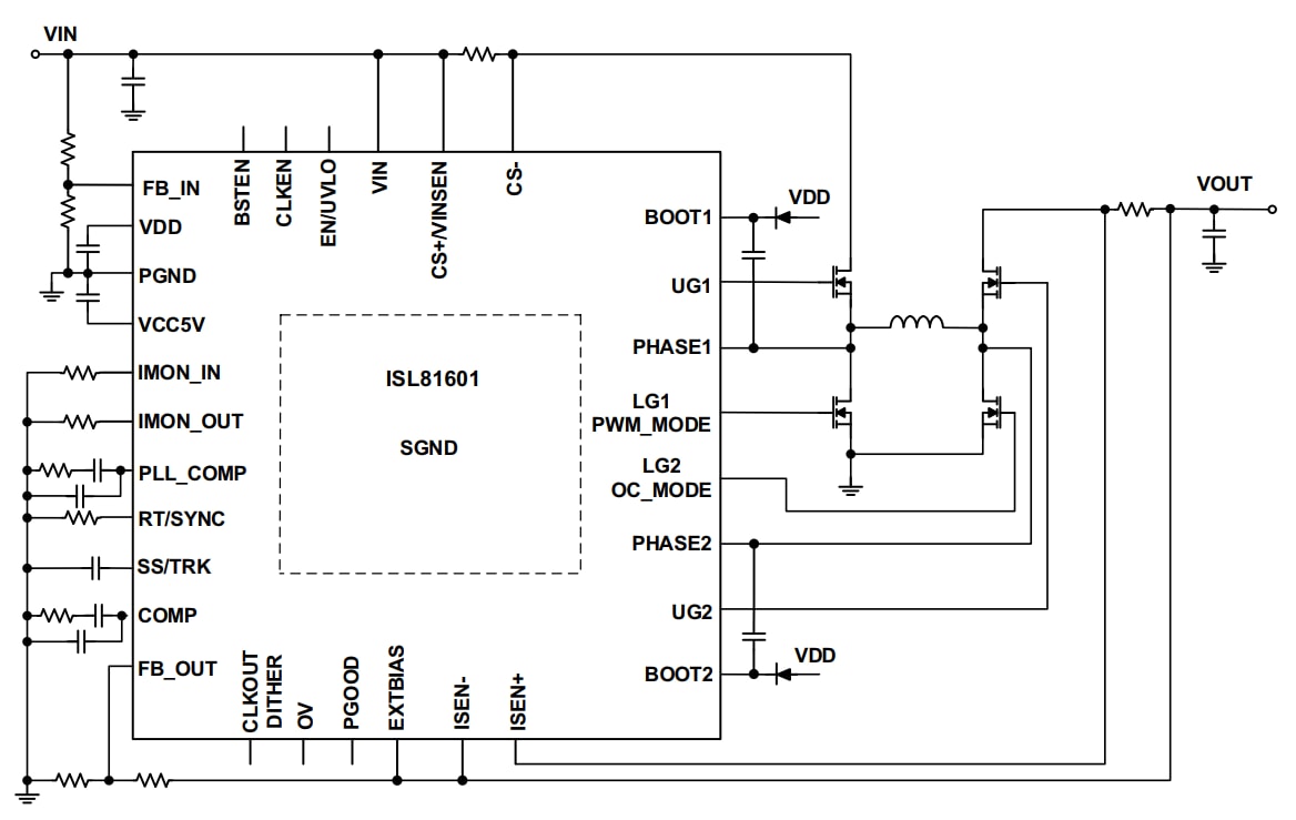Renesas Electronics ISL81601EVAL1Z评估板