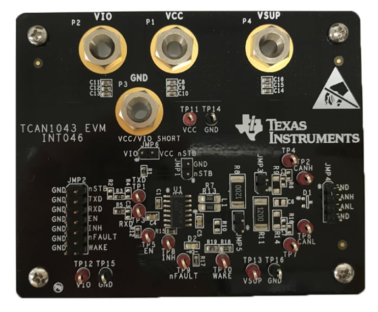 位置电路 - Texas Instruments TCAN1043DEVM评估模块
