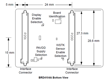 机械图纸 - Silicon Labs SLWRB4104A SoC收音机板