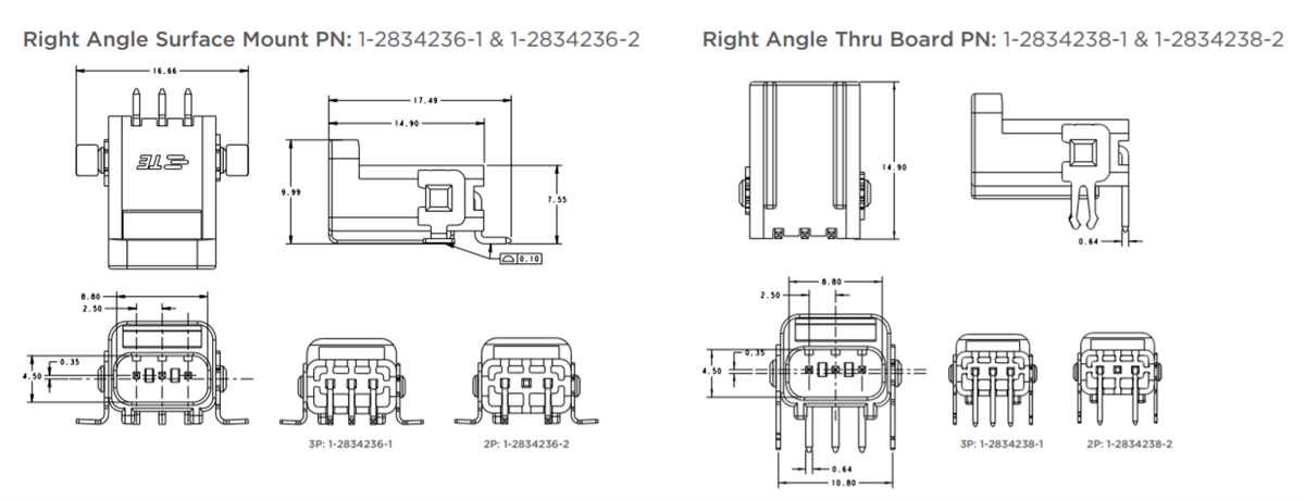 TE Connectivity SlimSeal照明连接器