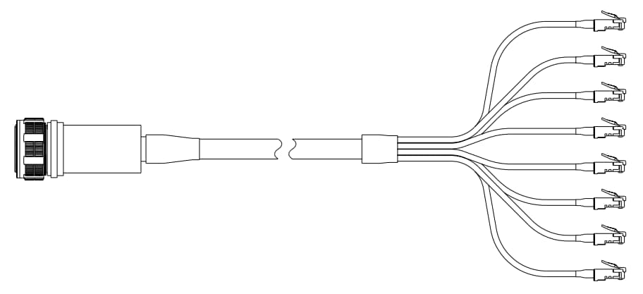 Amphenol Aerospace 八通道1000BASE-T转SGMII转换器
