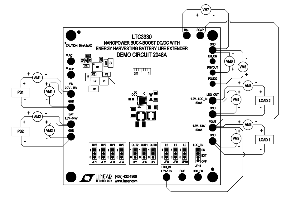 位置电路 - Analog Devices Inc. LTC333x演示板