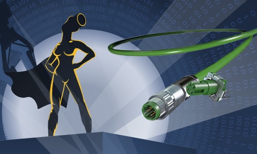 图表 - HARTING M8 D编码连接器