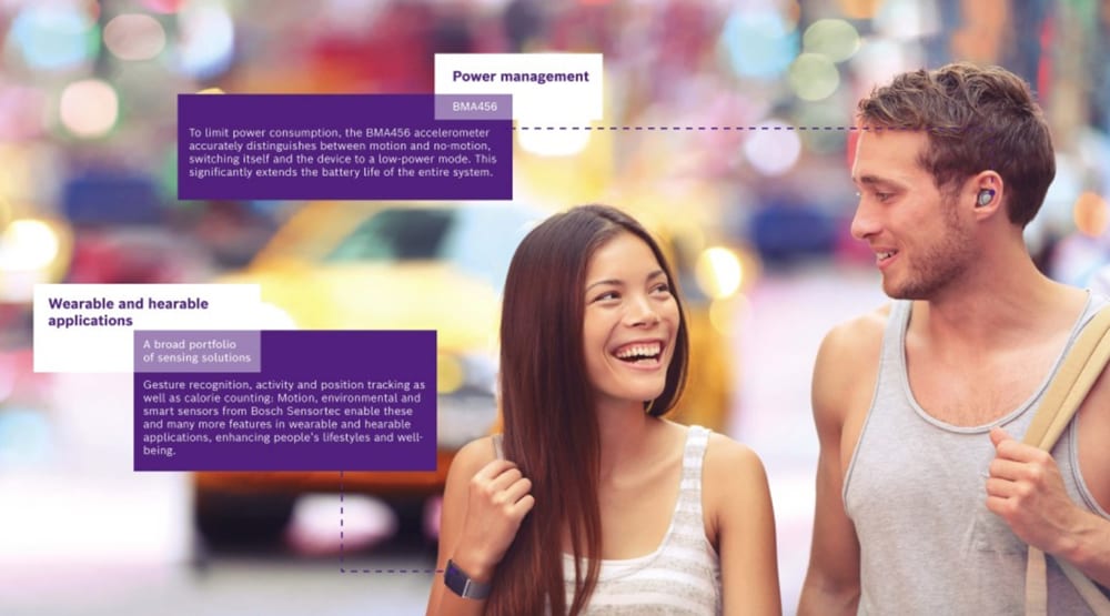 Bosch BMA456数字三轴MEMS加速度传感器