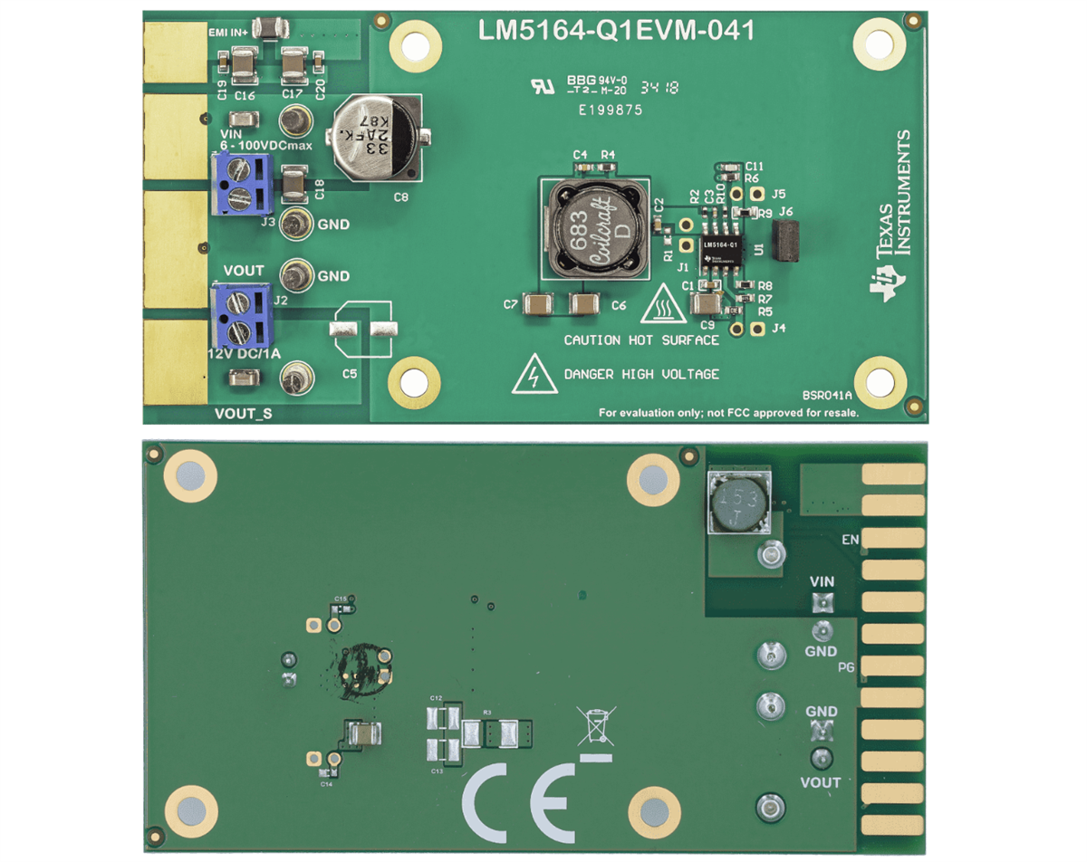 Texas Instruments LM5164-Q1EVM-041转换器评估模块