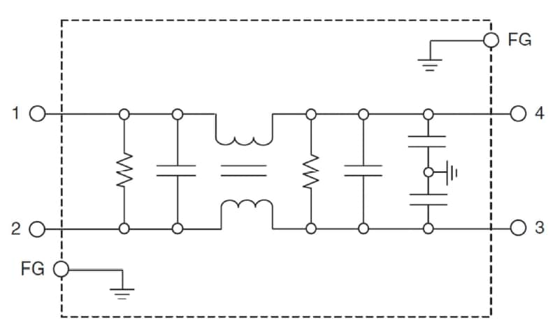 应用电路图 - TDK-Lambda RSEV EMC滤波器