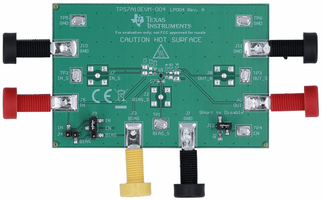 机械图纸 - Texas Instruments TPS7A10EVM-004评估模块 (EVM)