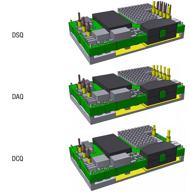 Murata Power Solutions DSQ/DAQ/DCQ系列600W直流-直流转换器