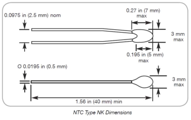 Amphenol Advanced Sensors NK系列NTC热敏电阻