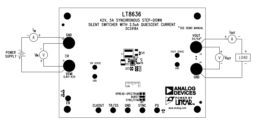 原理图 - Analog Devices Inc. DC2918A LT8636用演示板