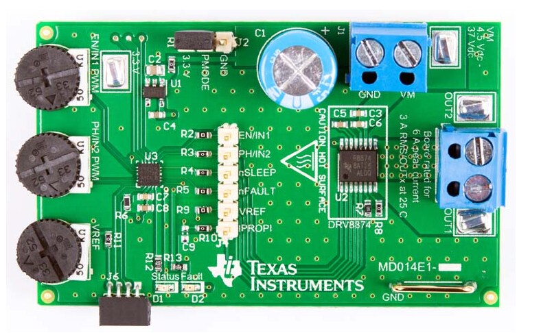 Texas Instruments DRV8874EVM/DRV8874-Q1EVM评估模块