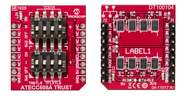 位置电路 - Microchip Technology ATECC608A DT100104 Trust开发板