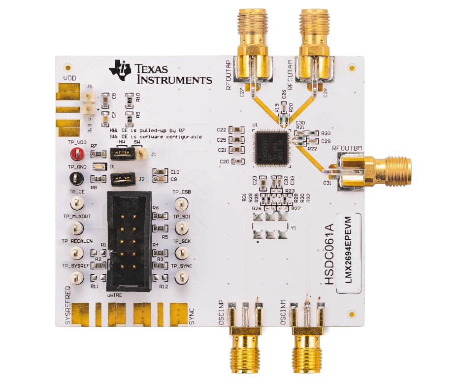 Texas Instruments LMX2694EPEVM评估模块