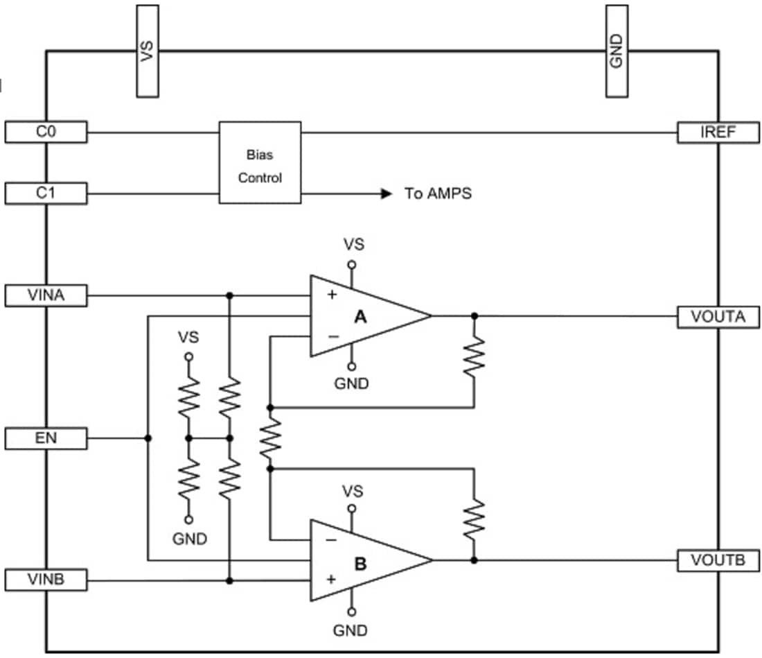 框图 - Microsemi / Microchip Le87511单通道线路驱动器