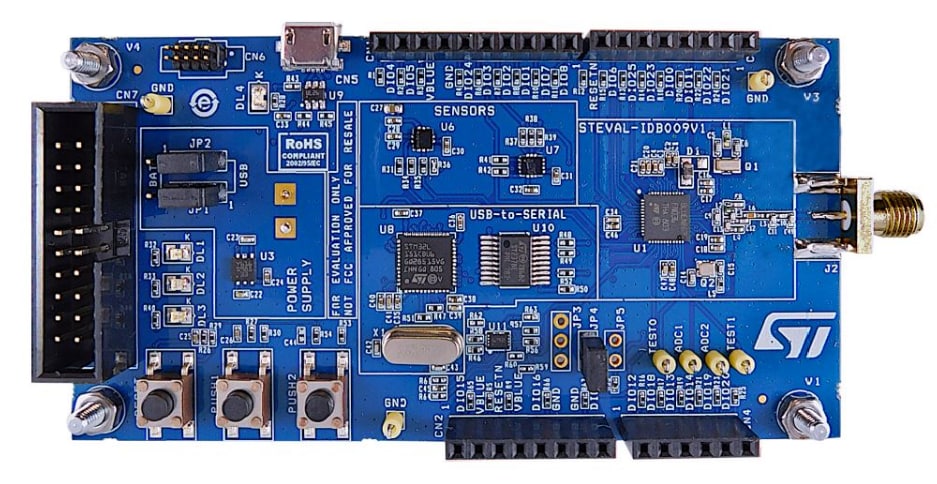 位置电路 - STMicroelectronics STEVAL-IDB009V1评估平台