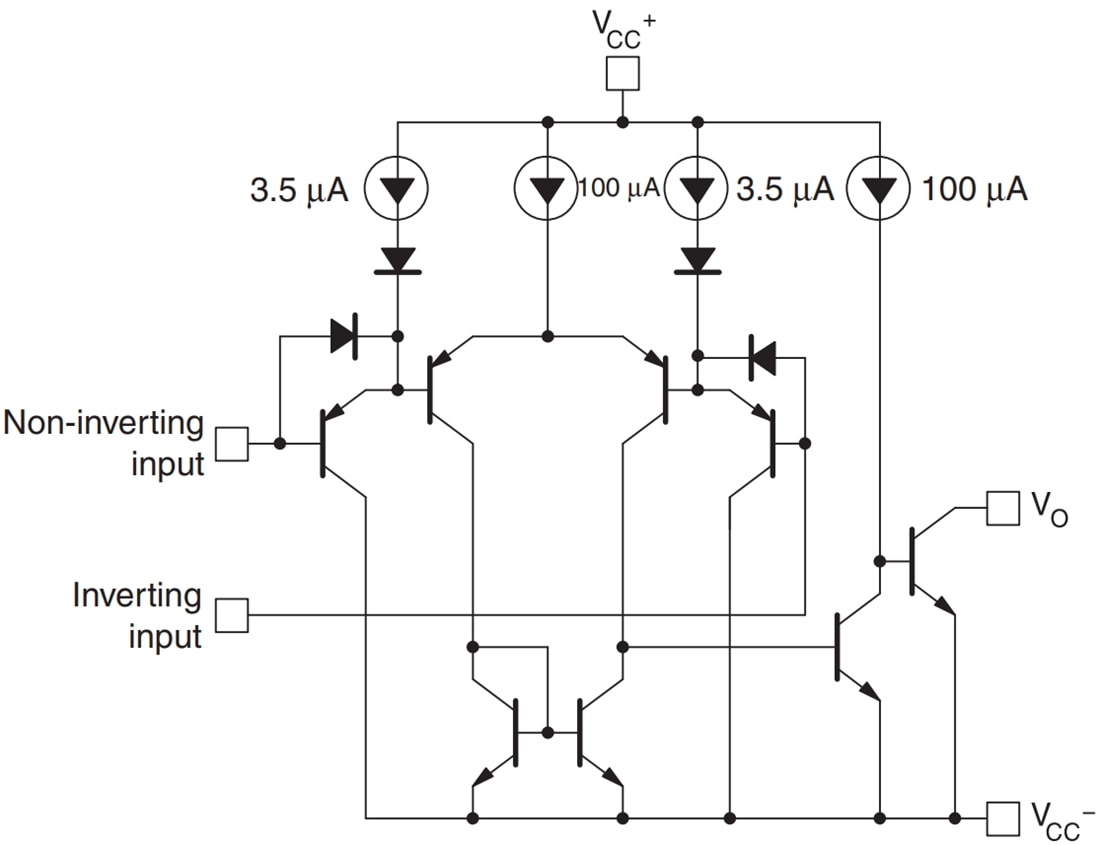 原理图 - STMicroelectronics LM2903低功耗双电压比较器