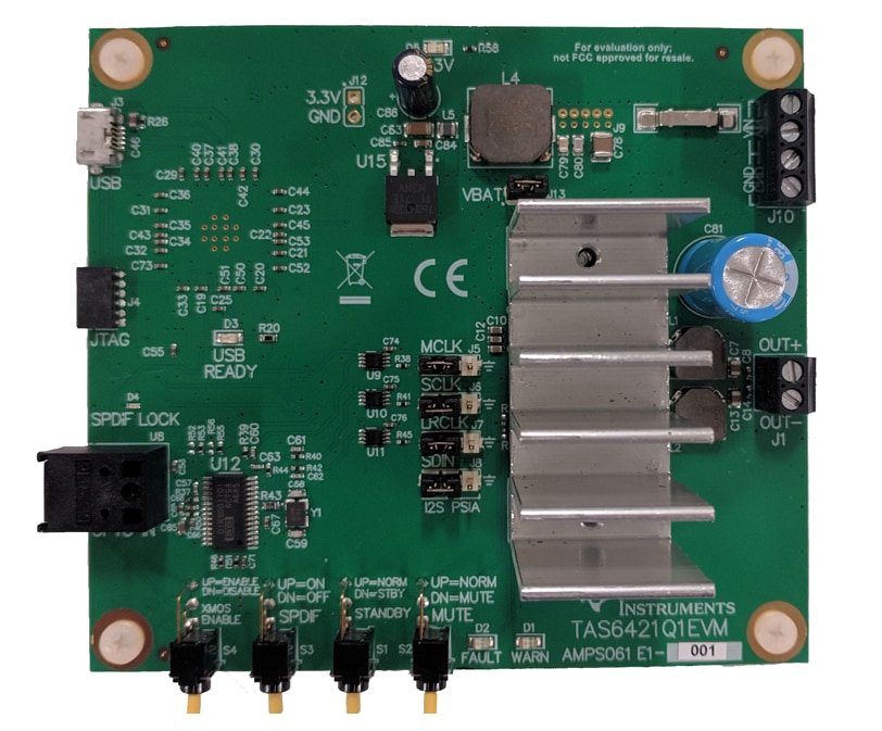 位置电路 - Texas Instruments TAS6421Q1EVM评估模块