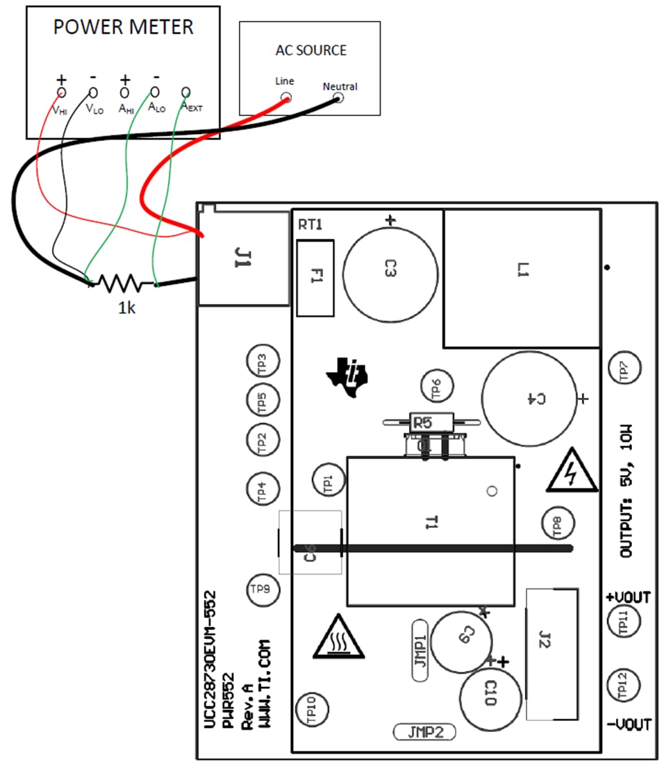 图表 - Texas Instruments UCC28730EVM-552评估模块
